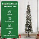 vidaXL Mű karácsonyfa 300 LED-del Zöld 240 cm PVC és Műanyag és Acél