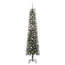vidaXL Mű karácsonyfa 300 LED-del Zöld 240 cm PVC és Műanyag és Acél