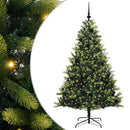 vidaXL Mesterséges Hajlított Karácsonyfa 300 LED-del Zöld 180 cm