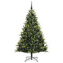 vidaXL Mesterséges Hajlított Karácsonyfa 300 LED-del Zöld 180 cm
