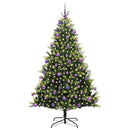vidaXL Mesterséges Hajlított Karácsonyfa 300 LED-del Zöld 210 cm