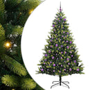 vidaXL Mesterséges Hajlított Karácsonyfa 300 LED-del Zöld 240 cm