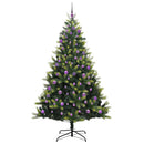 vidaXL Mesterséges Hajlított Karácsonyfa 300 LED-del Zöld 240 cm