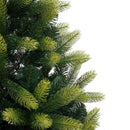 vidaXL Mesterséges Hajlított Karácsonyfa 300 LED-del Zöld 240 cm