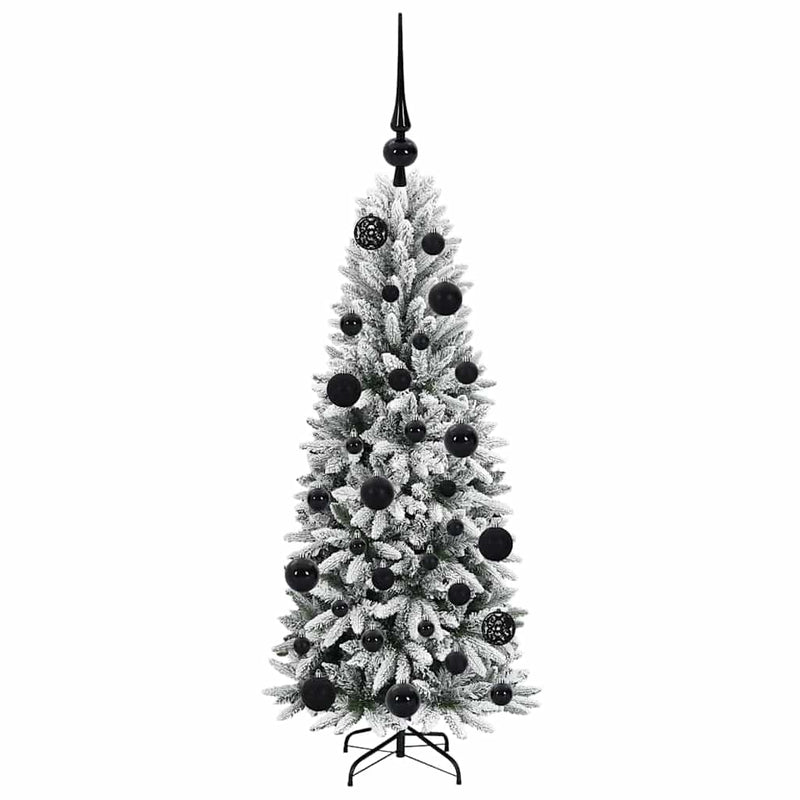 vidaXL Mű karácsonyfa 150 LED-del állvánnyal Fehér 53 x 53 x 120 cm