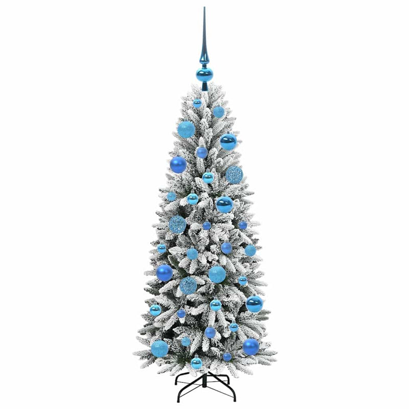 vidaXL Mű karácsonyfa 150 LED-del állvánnyal Fehér 53 x 53 x 120 cm