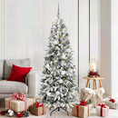 vidaXL Mű karácsonyfa 300 LED-del állvánnyal Fehér 73 x 73 x 180 cm