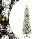 vidaXL Mű karácsonyfa 150 LED-del Fehér 120 cm PVC és Fém és Műanyag