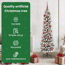 vidaXL Mű karácsonyfa 150 LED-del Fehér 150 cm PVC és Fém és Műanyag