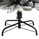 vidaXL Mű karácsonyfa Zöld és fehér 150 cm PVC és Fém és Műanyag