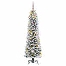 vidaXL Mű karácsonyfa 150 LED-del Fehér 150 cm PVC és Fém és Műanyag
