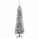 vidaXL Mű karácsonyfa 150 LED-del Fehér 150 cm PVC és Fém és Műanyag