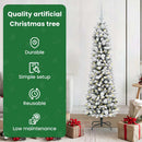 vidaXL Mű karácsonyfa 150 LED-del Fehér 150 cm PVC és Fém és Műanyag