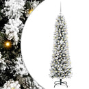 vidaXL Mű karácsonyfa 150 LED-del Fehér 150 cm PVC és Fém és Műanyag