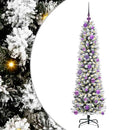 vidaXL Mű karácsonyfa 150 LED-del Fehér 150 cm PVC és Fém és Műanyag