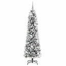 vidaXL Mű karácsonyfa 300 LED-del Fehér 180 cm PVC és Fém és Műanyag