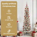 vidaXL Mű karácsonyfa 300 LED-del Fehér 180 cm PVC és Fém és Műanyag