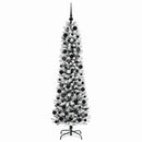 vidaXL Mű karácsonyfa 300 LED-del Fehér 180 cm PVC és Fém és Műanyag