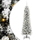 vidaXL Mű karácsonyfa 300 LED-del Fehér 180 cm PVC és Fém és Műanyag