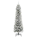 vidaXL Mű karácsonyfa 300 LED-del Fehér 240 cm PVC és Fém és Műanyag