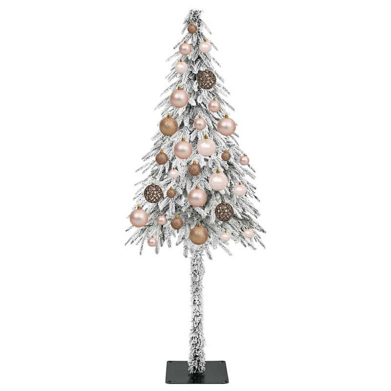 vidaXL Karácsonyfa 150 LED-del állvánnyal Fehér 120 cm PE és Acél