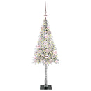 vidaXL Karácsonyfa 150 LED-del állvánnyal Fehér 120 cm PE és Acél