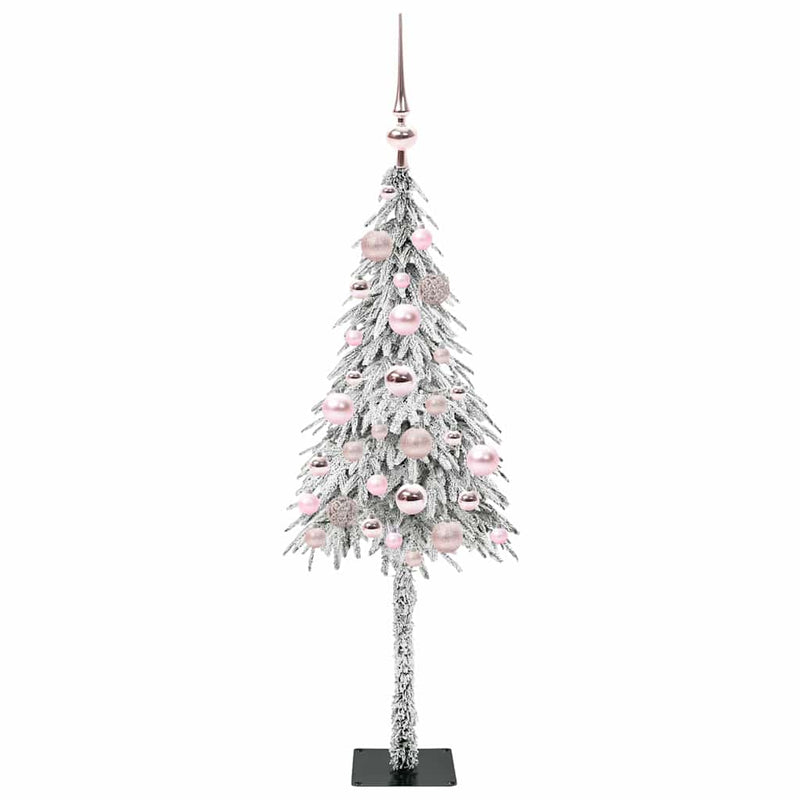 vidaXL Karácsonyfa 150 LED-del állvánnyal Fehér 120 cm PE és Acél