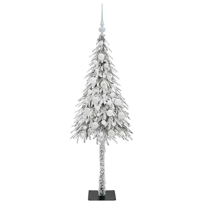 vidaXL Karácsonyfa 150 LED-del állvánnyal Fehér 120 cm PE és Acél