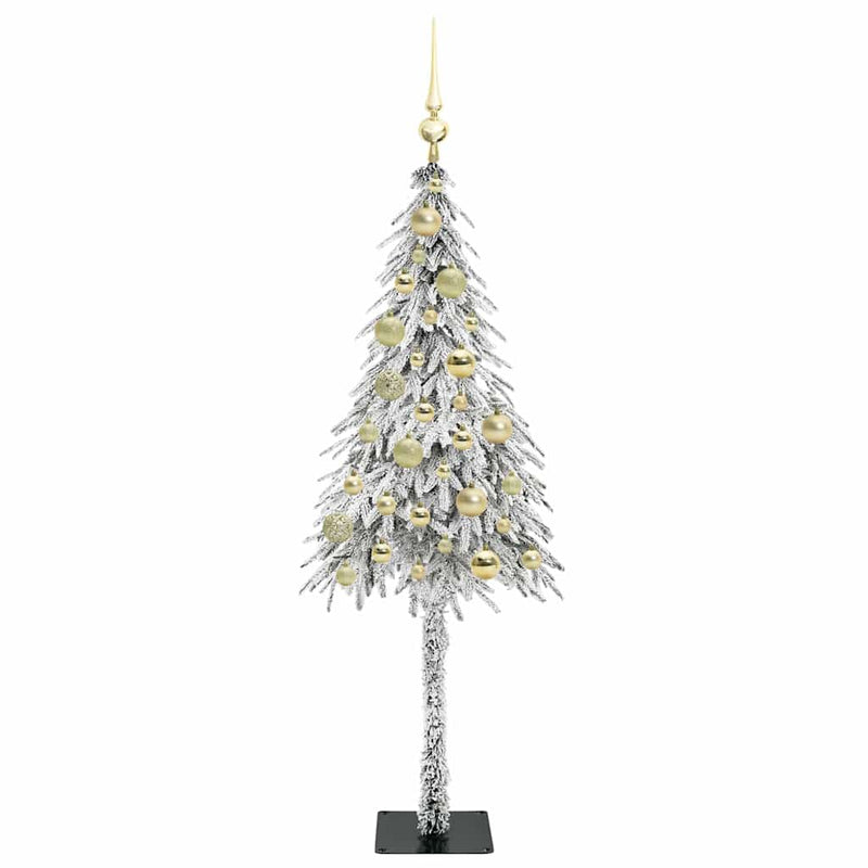 vidaXL Karácsonyfa 150 LED-del állvánnyal Fehér 120 cm PE és Acél