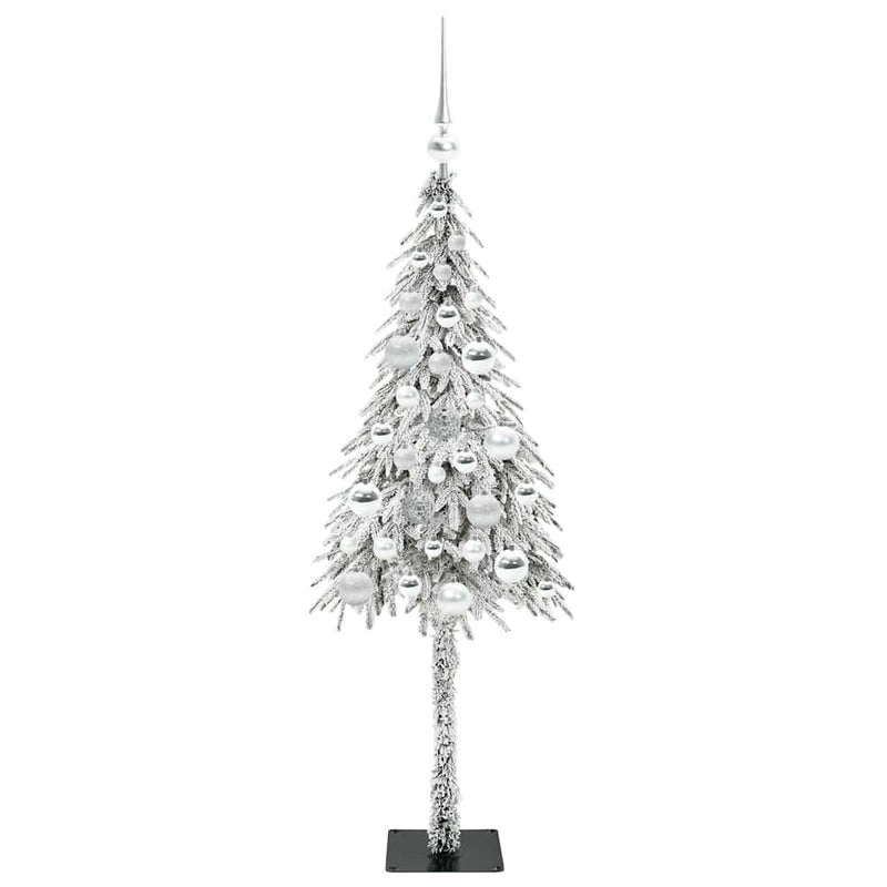 vidaXL Karácsonyfa 150 LED-del állvánnyal Fehér 120 cm PE és Acél