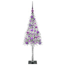 vidaXL Karácsonyfa 150 LED-del állvánnyal Fehér 120 cm PE és Acél