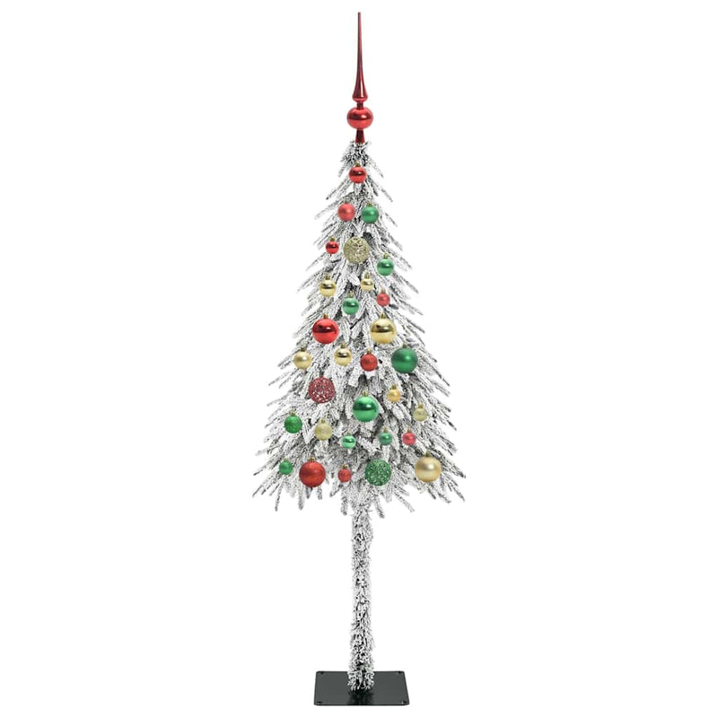 vidaXL Karácsonyfa 150 LED-del állvánnyal Fehér 120 cm PE és Acél