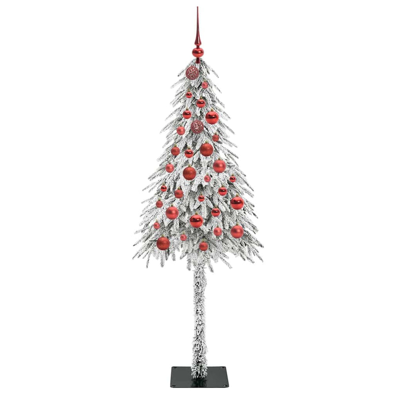 vidaXL Karácsonyfa 150 LED-del állvánnyal Fehér 150 cm PE és Acél