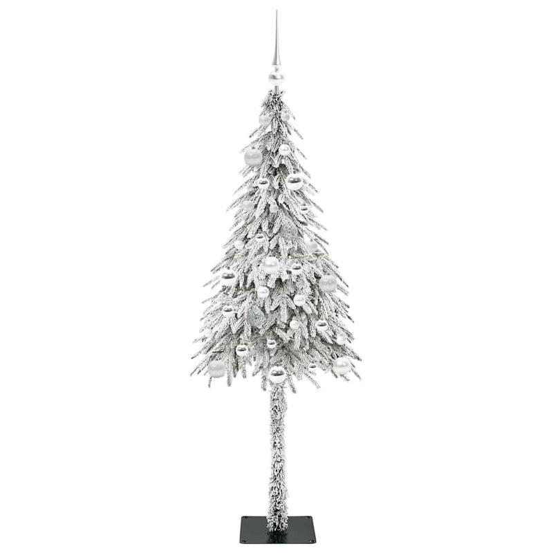 vidaXL Karácsonyfa 150 LED-del állvánnyal Fehér 150 cm PE és Acél