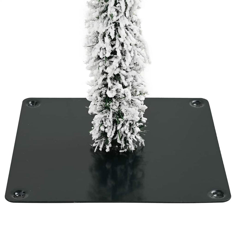 vidaXL Karácsonyfa 150 LED-del állvánnyal Fehér 150 cm PE és Acél