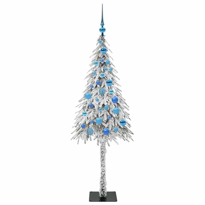 vidaXL Karácsonyfa 150 LED-del állvánnyal Fehér 150 cm PE és Acél
