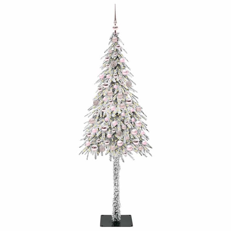 vidaXL Karácsonyfa 300 LED-del állvánnyal Fehér 180 cm PE és Acél
