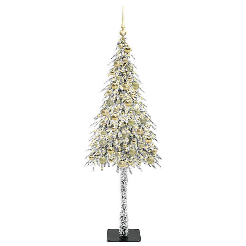 vidaXL Karácsonyfa 300 LED-del állvánnyal Fehér 180 cm PE és Acél