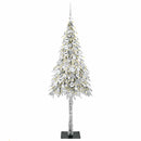 vidaXL Karácsonyfa 300 LED-del állvánnyal Fehér 180 cm PE és Acél
