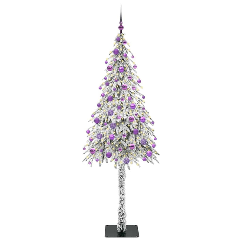 vidaXL Karácsonyfa 300 LED-del állvánnyal Fehér 180 cm PE és Acél