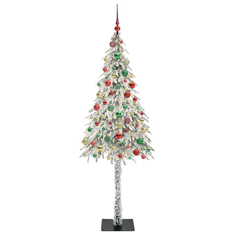 vidaXL Karácsonyfa 300 LED-del állvánnyal Fehér 180 cm PE és Acél