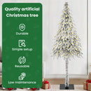 vidaXL Karácsonyfa 300 LED-del állvánnyal Fehér 210 cm PE és Acél