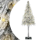 vidaXL Karácsonyfa 300 LED-del állvánnyal Fehér 210 cm PE és Acél