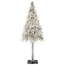 vidaXL Karácsonyfa 300 LED-del állvánnyal Fehér 210 cm PE és Acél