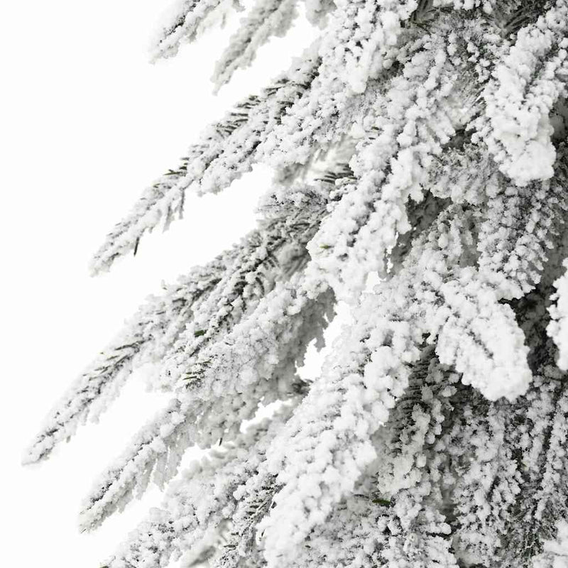 vidaXL Karácsonyfa 300 LED-del állvánnyal Fehér 210 cm PE és Acél