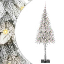 vidaXL Karácsonyfa 300 LED-del állvánnyal Fehér 210 cm PE és Acél