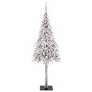 vidaXL Karácsonyfa 300 LED-del állvánnyal Fehér 210 cm PE és Acél