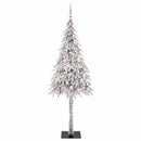 vidaXL Karácsonyfa 300 LED-del állvánnyal Fehér 210 cm PE és Acél