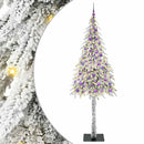vidaXL Karácsonyfa 300 LED-del állvánnyal Fehér 210 cm PE és Acél