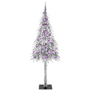 vidaXL Karácsonyfa 300 LED-del állvánnyal Fehér 210 cm PE és Acél